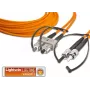 Cabo de patch de fibra ótica duplex de alta qualidade Lightwin, MM OM1, SC - ST (LDP-62 SC-ST 10.0)