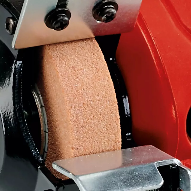 Máquina de lixar de bancada TC-XG 75 Kit (vermelho/preto, 150 Watt, conjunto abrangente de acessórios para trabalhos de polimento e lixagem)