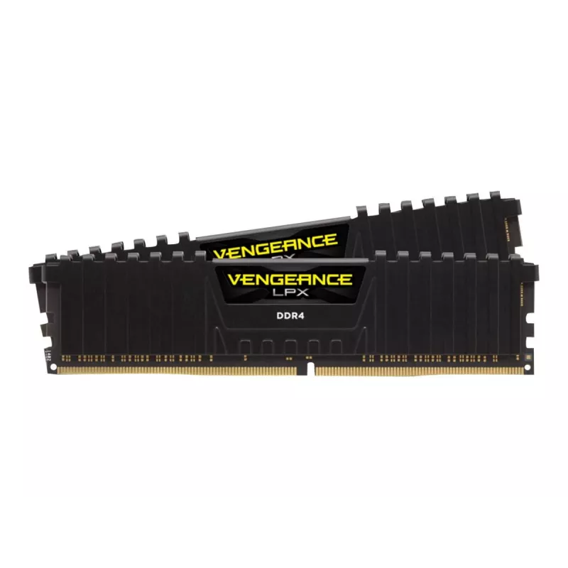 Memória Corsair Vengeance LPX 16GB - DDR4 - 2400 MHz - preto (CMK16GX4M2A2400C14)
