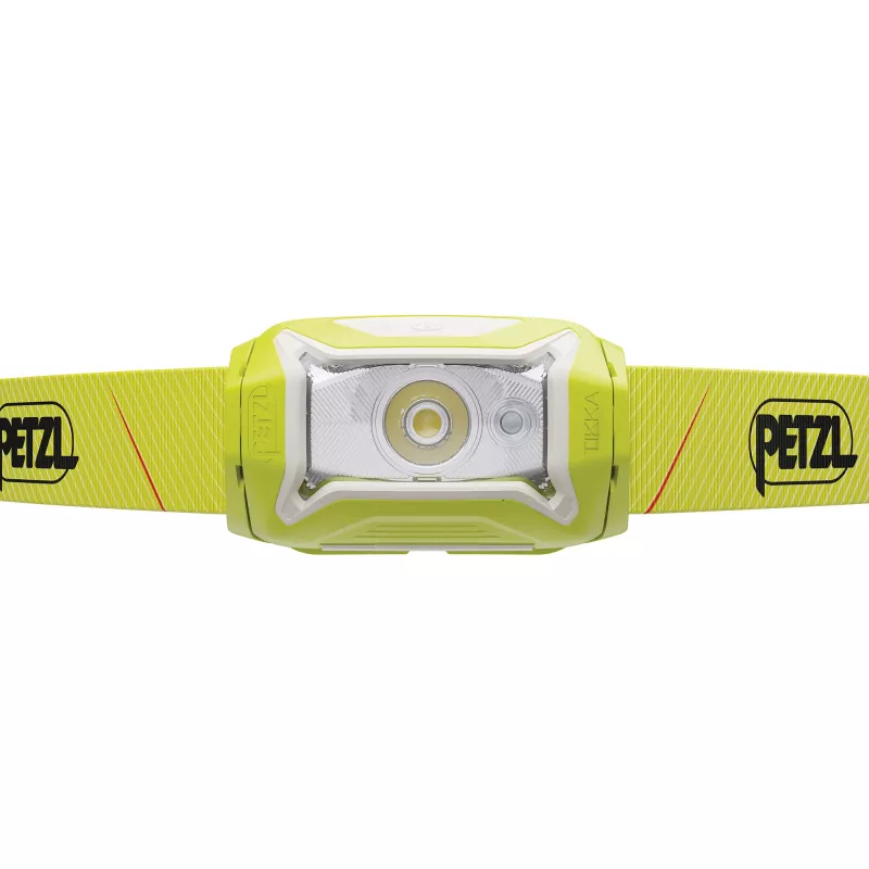Lanterna frontal Petzl TIKKA 350 lm amarelo — 350 lúmenes, lanterna frontal LED compacta