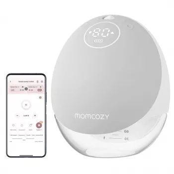 Bomba tira-leite Momcozy M9 single cinzento
