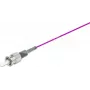 Pigtail de fibra Lightwin, multimodo 50/125µm, OM4, ST Pigtails (PIG 50 ST 2.0 OM4)