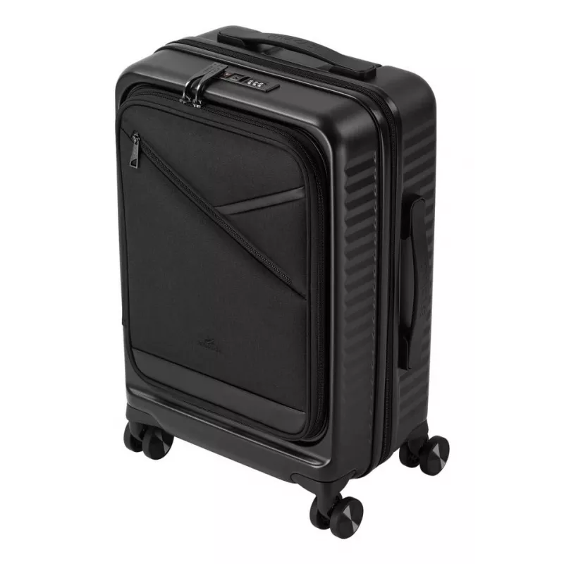 Trolley de cabina rígido Rivacase 20 polegadas modelo 8180, trolley para portátil com rodas