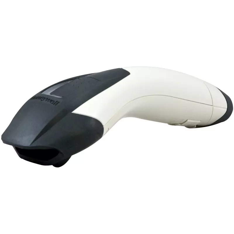 Honeywell Voyager 1202g Leitor de códigos de barras Bluetooth com base de carregamento/comunicação, kit USB, marfim