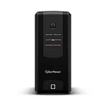 Fonte de alimentação ininterrupta CYBERPOWER UT1050EG-FR, Line-Interactive 1,05 kVA (630 W), 4 saídas Type-E, AVR, USB, RJ-45