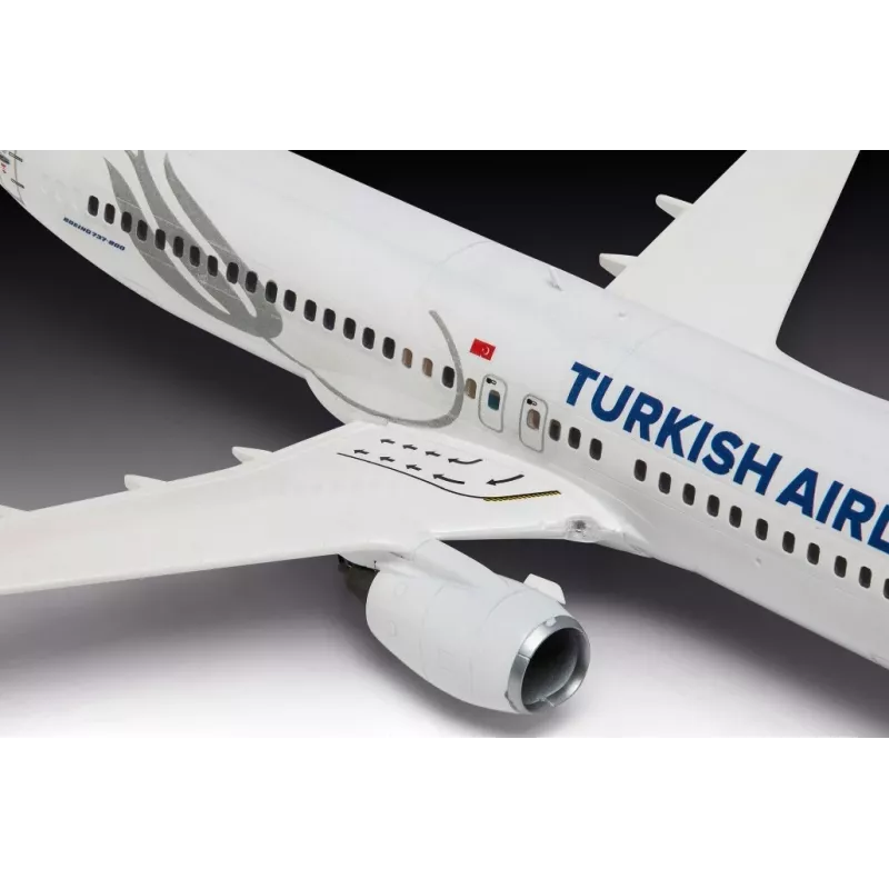 Avião de modelo em plástico REVELL Boeing 737-800 Turkish Air Escala 1:144