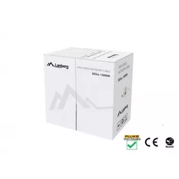 Cabo de rede Lanberg LCU5-12CU-0305-R U/UTP Cat5e 305 m vermelho