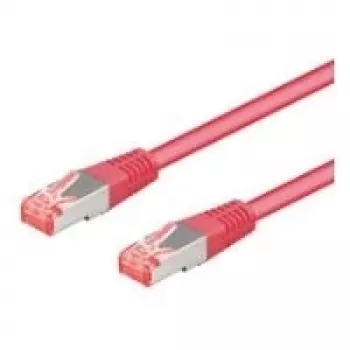 Cabo de rede Ethernet Wentronic 93661 magenta