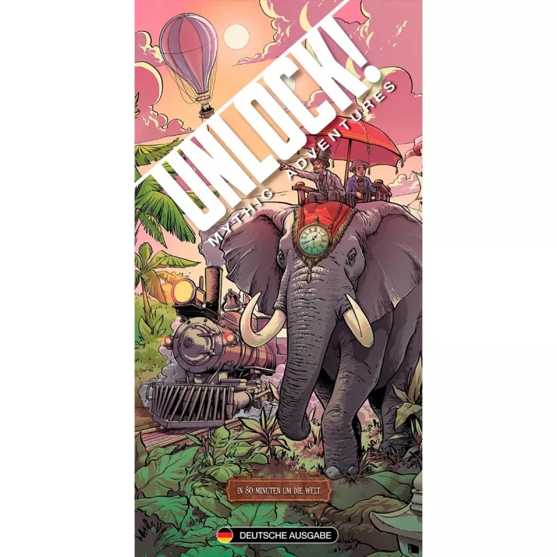Unlock In 80 Minuten um the world, jogo de cartas