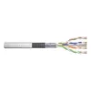 Cabo de rede Digitus CAT 6 SF/UTP Twisted Pair Patchkabel Rohware 305 m cinzento