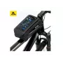 Bolsa de quadro de bicicleta Wildman M90 com suporte para telemóvel preta