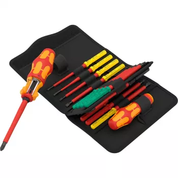 Conjunto de chave de fendas com catraca Wera Kraftform Kompakt VDE 17 RA 1 (05006618001)