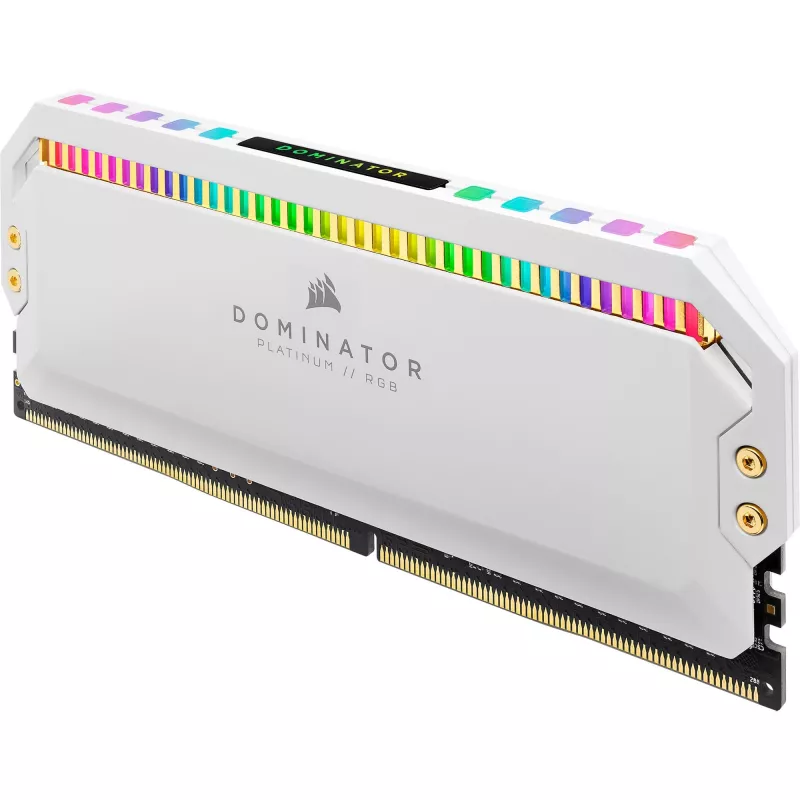 DIMM 32 GB DDR5-5200 2x 16 GB kit duplo branco Dominator Platinum RGB INTEL XMP