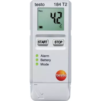 TESTO 184 T2 registador de dados de temperatura, registador de dados, 40000 medições, -35 ... +70 °C, 0,1 °C (0572 1842)