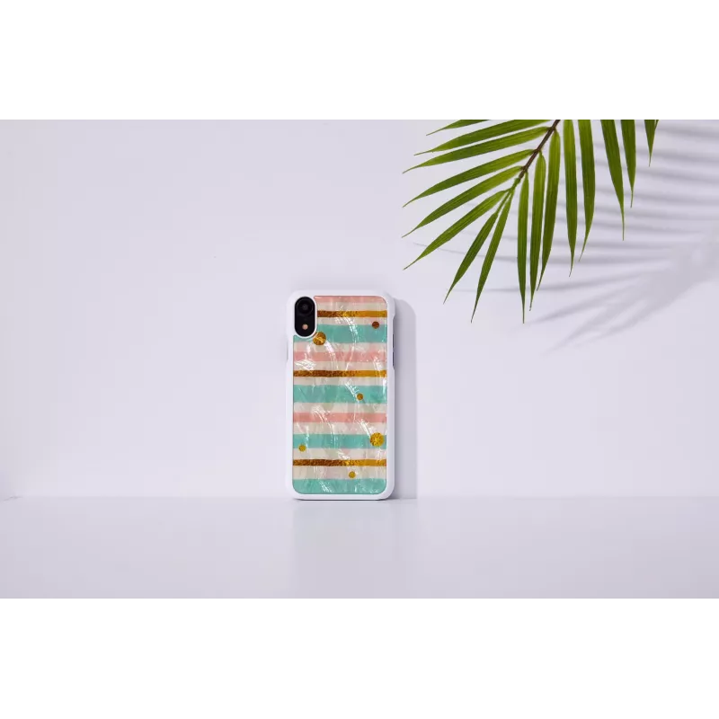 iKins Pop capa para iPhone XR, branca menta, K1730H