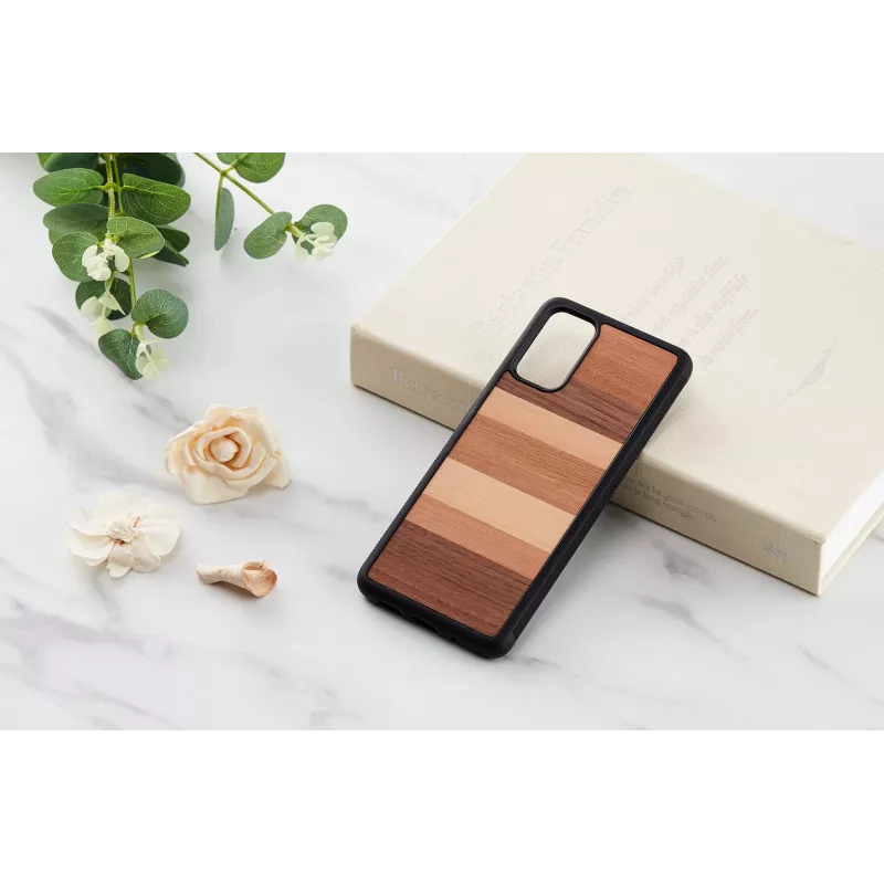 Capa de proteção Man and Wood para Samsung Galaxy S20+ – preto