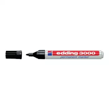 Marcador permanente EDDING 3000 preto 4-3000001 43000001 (4-3000001)