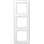 Moldura de interruptor de parede JUNG AS 583 WW branco, duroplasto, 80,5×222,5 mm