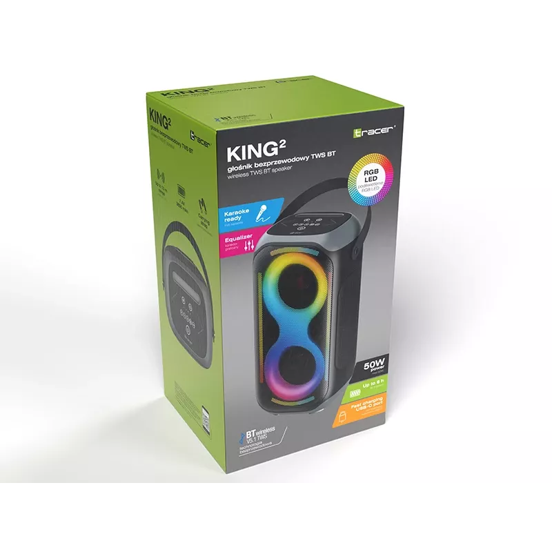Altifalante TRACER Poweraudio King 2 BT TWS
