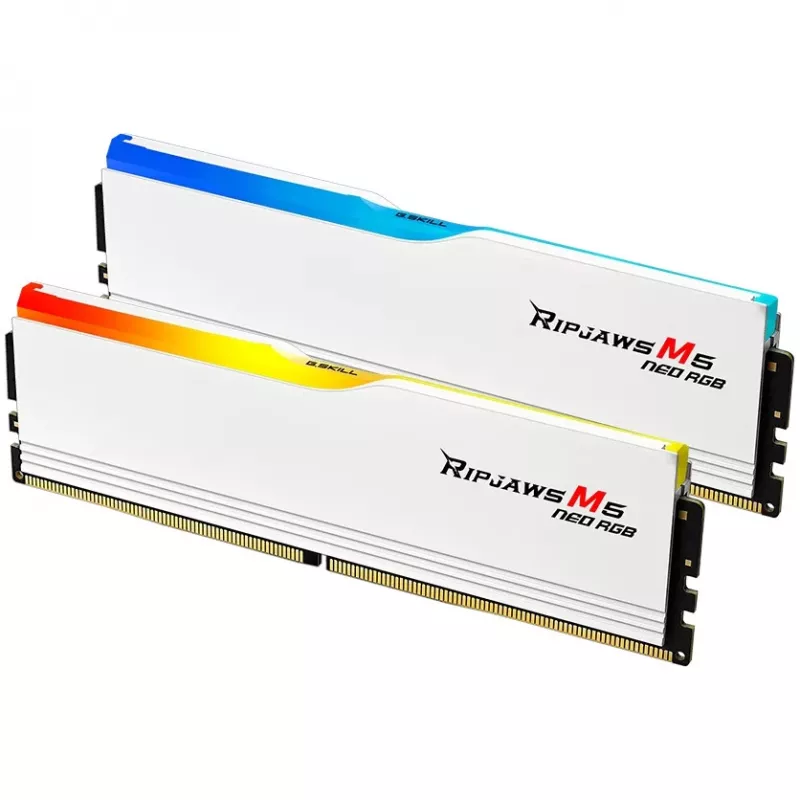 DIMM 64 GB DDR5-6000 (2x 32 GB) Dual-Kit, memória F5-6000J3238G32GX2-RM5NRW, Ripjaws M5 Neo, AMD EXPO