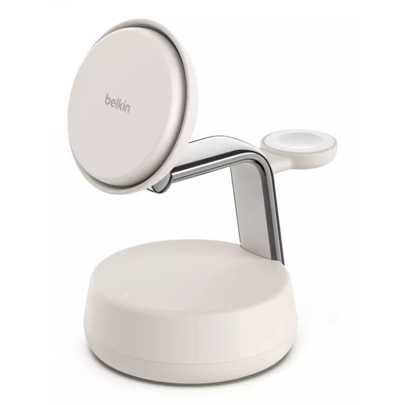Carregador USB sem fios Belkin Qi2 WIZ040KQSD — 25 W, alimentação USB, cabo de 1,5 m, branco, para smartphone smartwatch auscultadores monitor de atividade