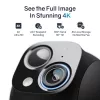 Safemo ST1 SolarCam vídeo 4K UHD, zoom 8x, visão 132°, visão noturna, Wi-Fi 2,4 GHz, solar 3W, branco