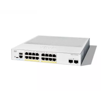 Switch gerido Cisco Catalyst 1300-16FP-2G 16 Port GE Full PoE