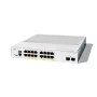 Switch gerido Cisco Catalyst 1300-16FP-2G 16 Port GE Full PoE