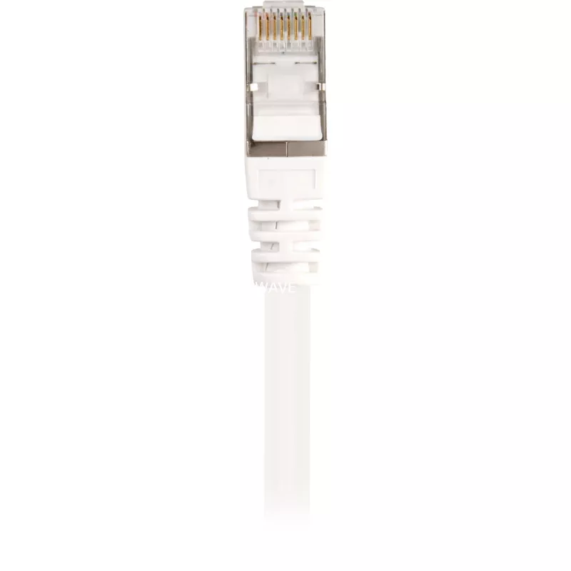 Cabo de rede RJ45 macho > RJ45 macho CAT.6 S/FTP (branco, 1,5 metros)