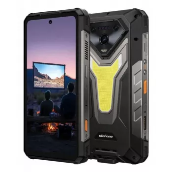 Smartphone UleFone Armor 34 Pro 5G Plus — 6,95 polegadas 1080x2460, MediaTek Dimensity 7300, 16 GB RAM, 512 GB, câmara tripla de 50 MP, 25500 mAh, Dual-SIM, Android 15, IP68/69K