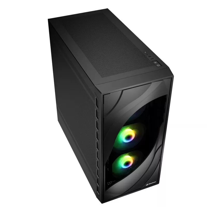 Sharkoon REBEL C80M RGB Midi-Tower preto