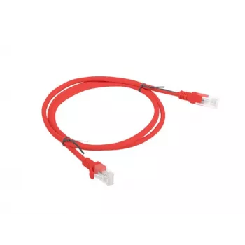 Cabo de patch Lanberg PCU5-20CC-0100-R Cat.5e UTP, 1 m, vermelho, pack de 10