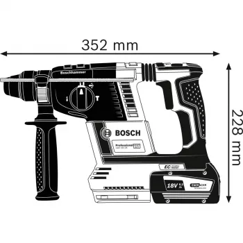 BOSCH. Martelo SDS+ GBH 18V-26 Solo 2,6J