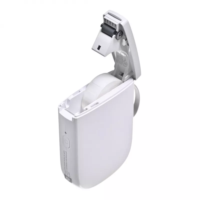 Impressora de etiquetas portátil NIIMBOT D11H branca com Bluetooth — etiquetadora compacta de mão