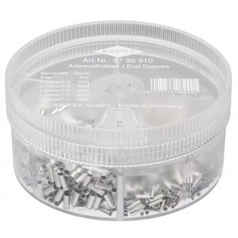 Terminal de cabo Knipex 97 99 910 prateado 9 cm