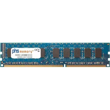 PHS-memory 8GB memória RAM para Lenovo ThinkServer RS140 (70F8) DDR3 UDIMM ECC 1600MHz PC3-12800E (SP279662)