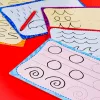 Conjunto de aprendizagem Montessori de escrita com caneta e 18 placas