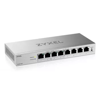 Zyxel GS1200-8HPV3 gerido L2 Gigabit Ethernet (10/100/1000) Power over Ethernet (PoE) de secretária, cinzento