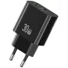 Carregador USAMS USA001631 30W com 1x USB-C e 1x USB-A carregamento rápido