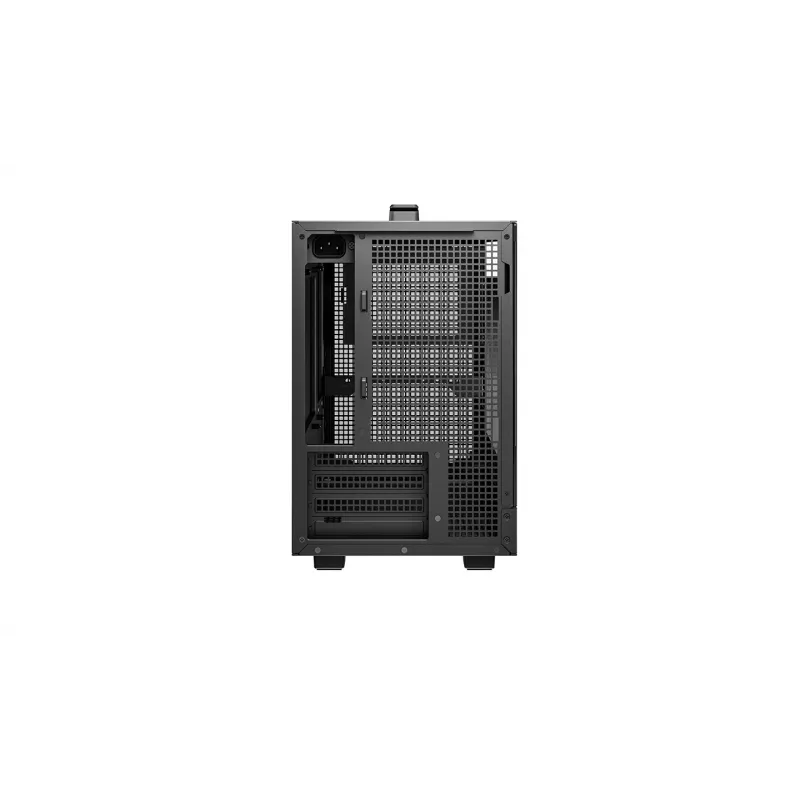 DeepCool CH160 PLUS R-CH160-BKNGM0-G caixa compacta para computador (SFF), Mini-ITX/Micro-ATX, vidro temperado, preta