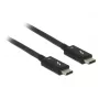 Cabo USB DeLOCK 84847 USB 3.2 Gen 2 2 m USB-C preto