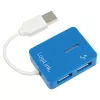 LogiLink hub USB 2.0 de 4 portas - azul - Windows 98SE/ME/200/XP/Vista/2003/7 (UA0136)