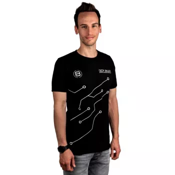 T-shirt der8auer PCB-Design tamanho L