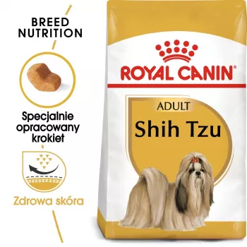 Ração seca para cães Royal Canin Shih Tzu Adult 1,5 kg — aves, 24% proteína, 20% gordura, para Shih Tzu adultos de raça pequena