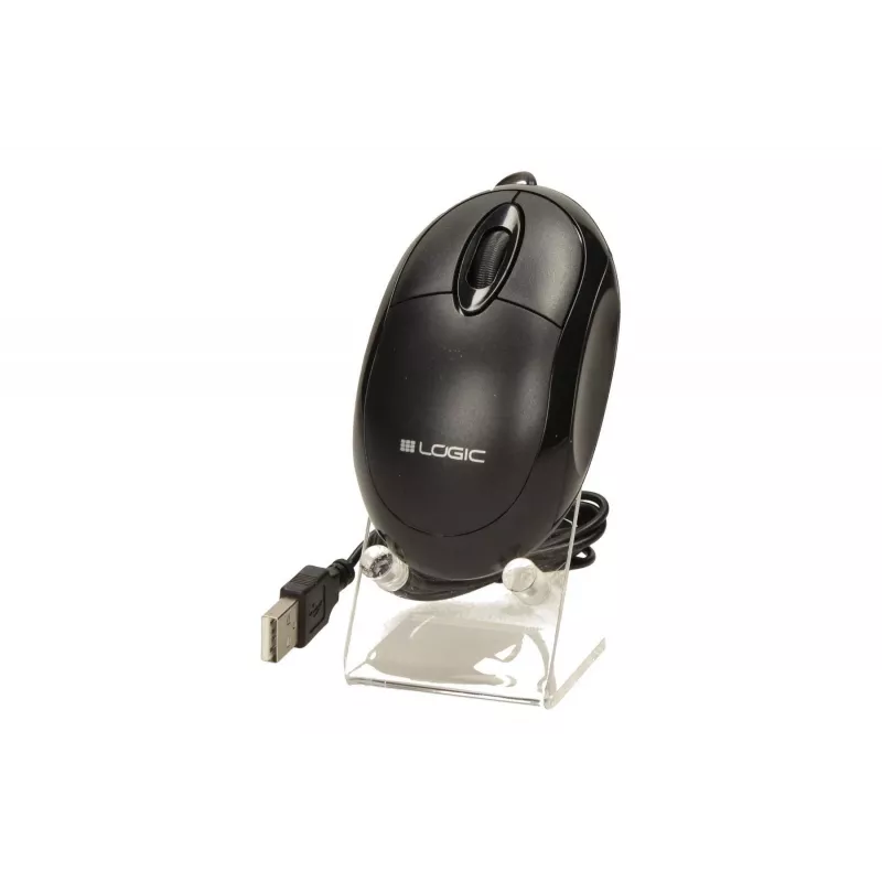 Logic Lm-11 - Rato - ótico - com fio - USB - preto