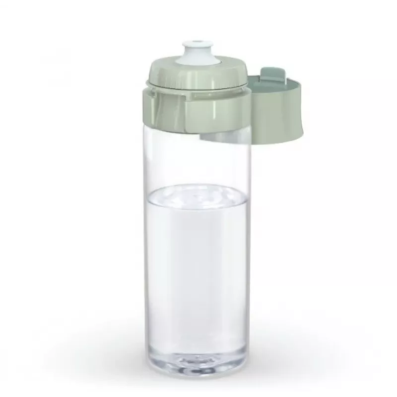 Garrafa com filtro BRITA Vital verde-pastel 600 ml com 5 discos filtrantes MicroDisc (BRITA 1059295)