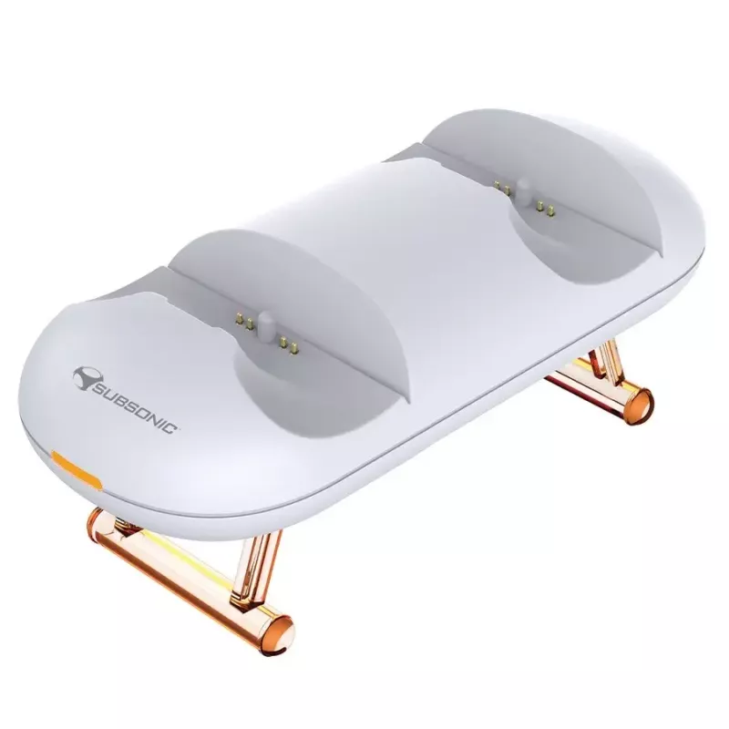 Estação de carregamento SUBSONIC SA5632 para PS5 carregamento duplo com indicadores LED