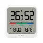 Sensor de temperatura e humidade interior SAVIO CT-01/W, ecrã LCD, -10–55 °C, 10–99 % HR, pilha CR2032