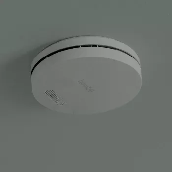 Detetor de fumo Hombli HBSA-0108 sem fios fotoelétrico 3V lítio