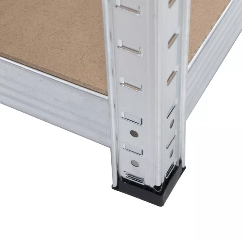 Estante de armazém GreenBlue GB378 metal galvanizado 5 prateleiras, aço galvanizado, 900×400 mm, máx. 75 kg por prateleira